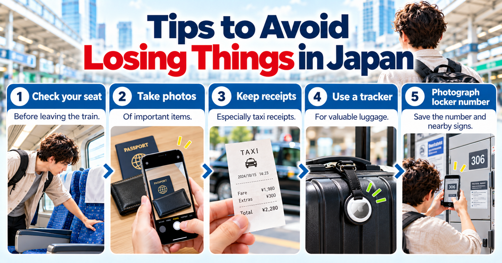 Tips to Avoid Losing Things in Japan
