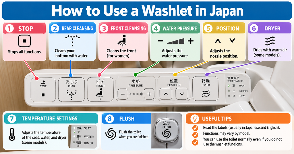 How to Use a Washlet in Japan