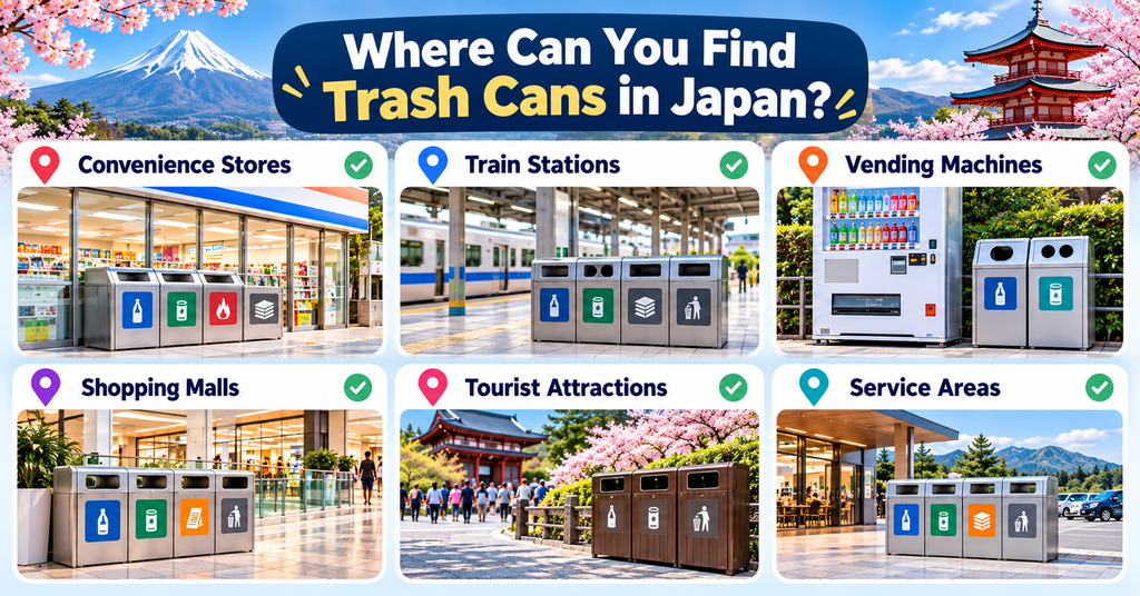 Where Can You Find Trash Cans in Japan?