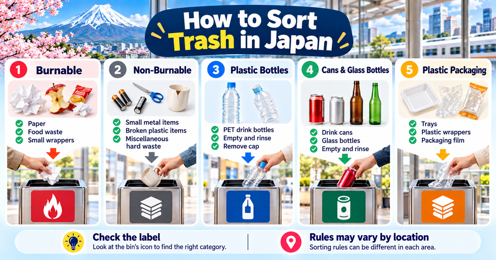 How to Sort Trash in Japan