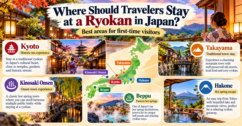 Where Should Travelers Stay at a Ryokan in Japan?