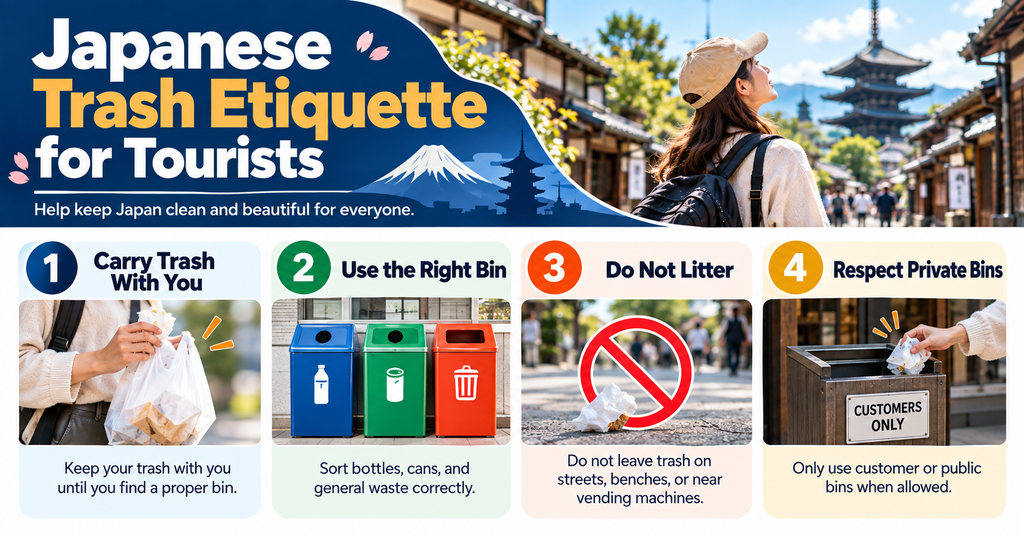 Japanese Trash Etiquette for Tourists