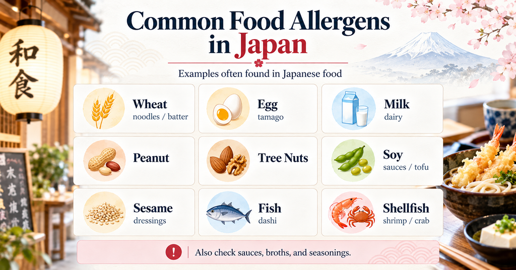 Common Food Allergens in Japan