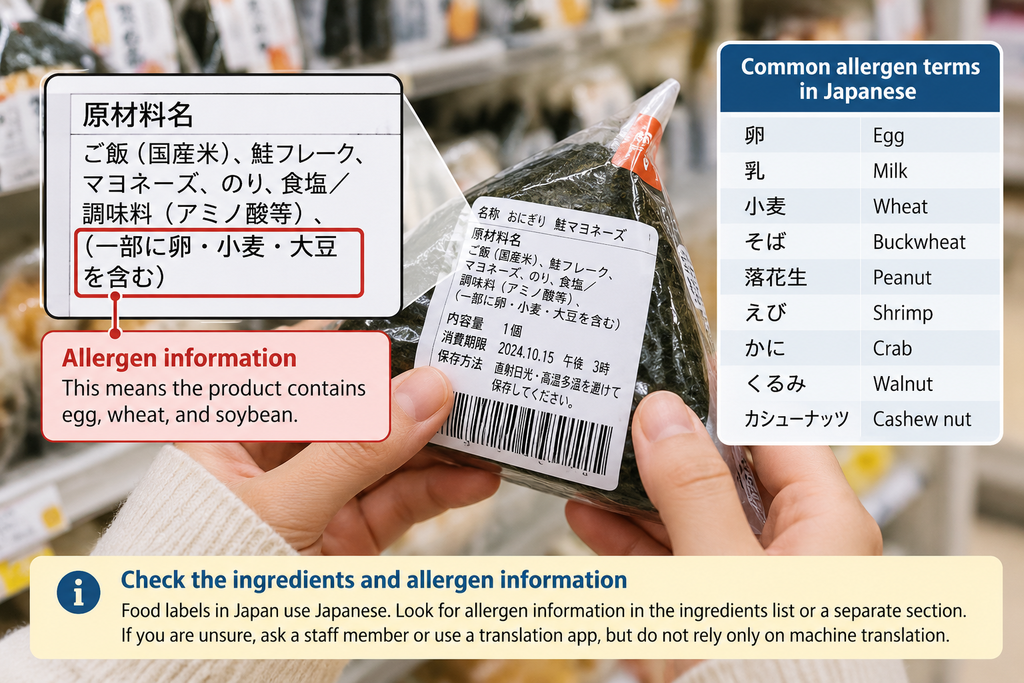 How Food Allergy Labeling Works in Japan