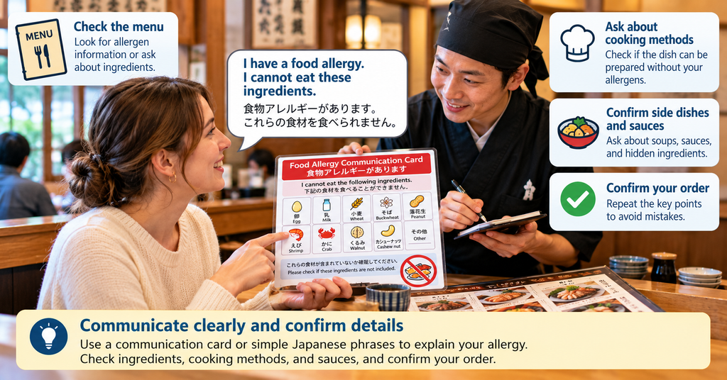 Eating at Restaurants with Food Allergies in Japan