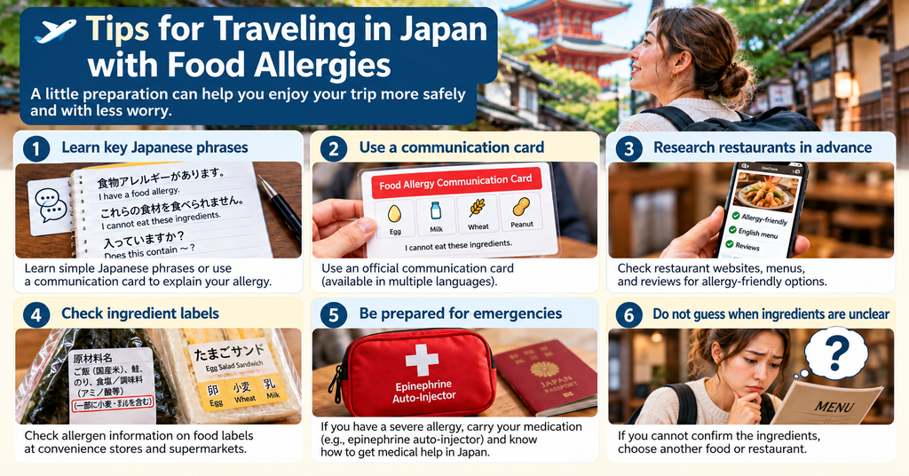 Tips for Traveling in Japan with Food Allergies