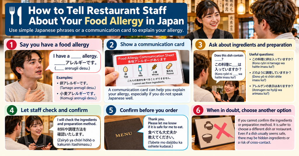 How to Tell Restaurant Staff About Your Food Allergy