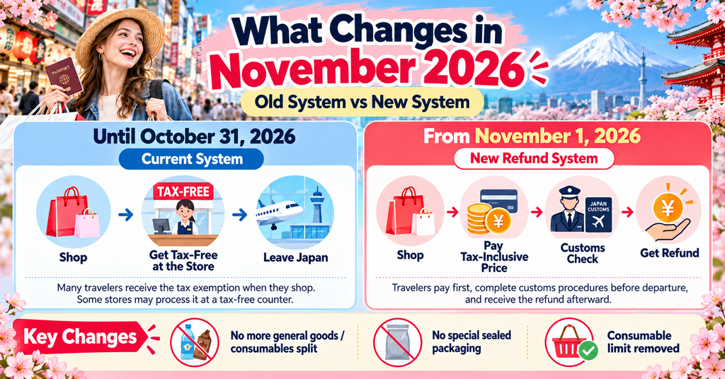 Tax-Free Shopping in Japan: What Changes in November 2026?