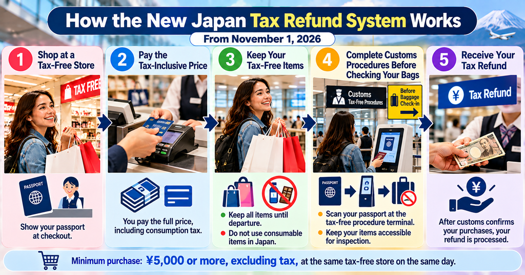 How the New Japan Tax Refund System Works