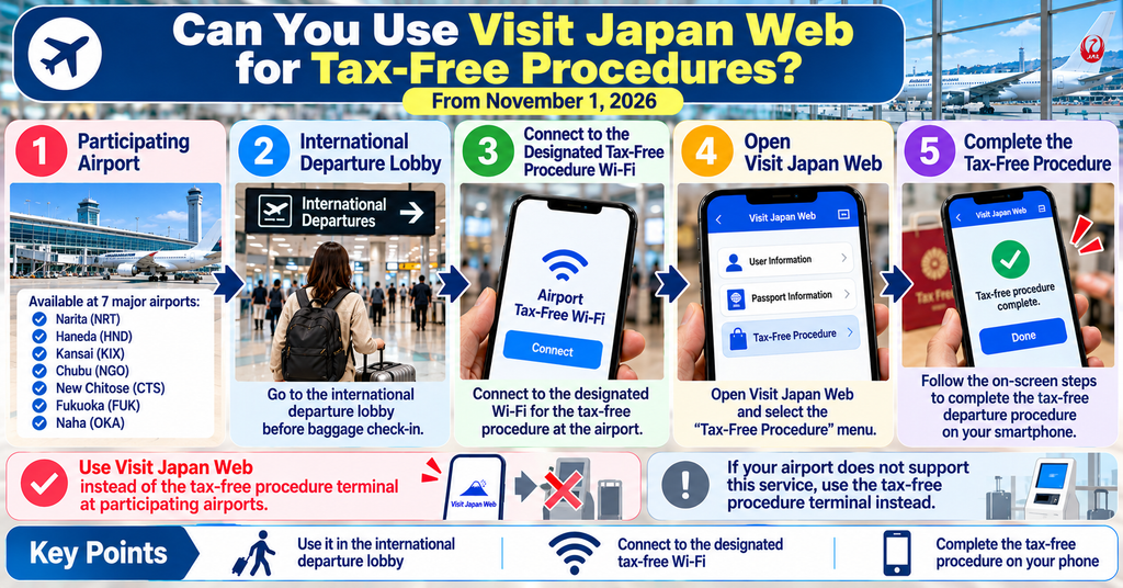 Can You Use Visit Japan Web for Tax-Free Procedures?
