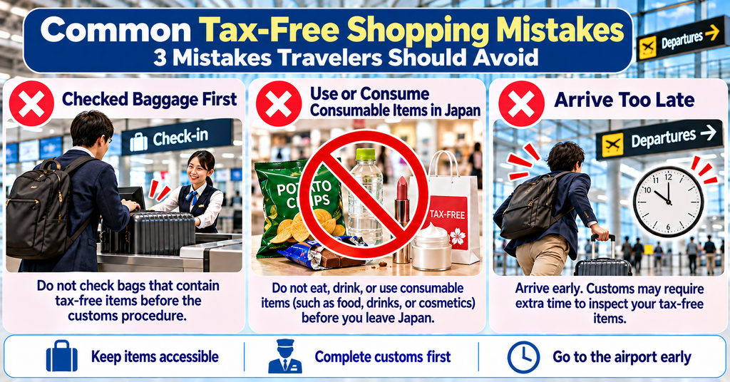 Common Tax-Free Shopping Mistakes