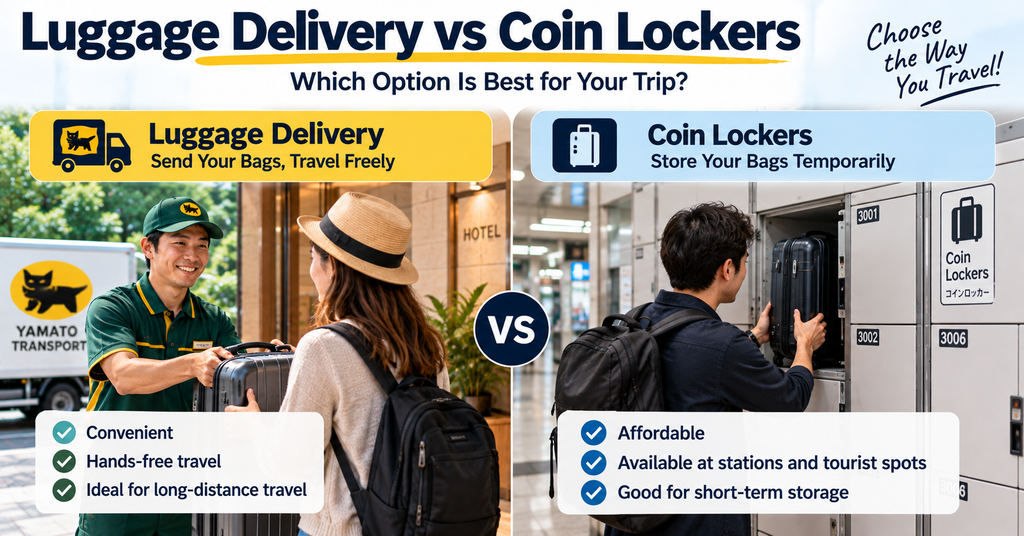 Luggage Delivery vs Coin Lockers