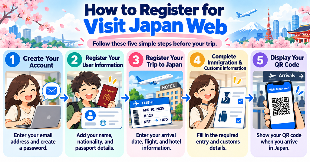 How to Register for Visit Japan Web