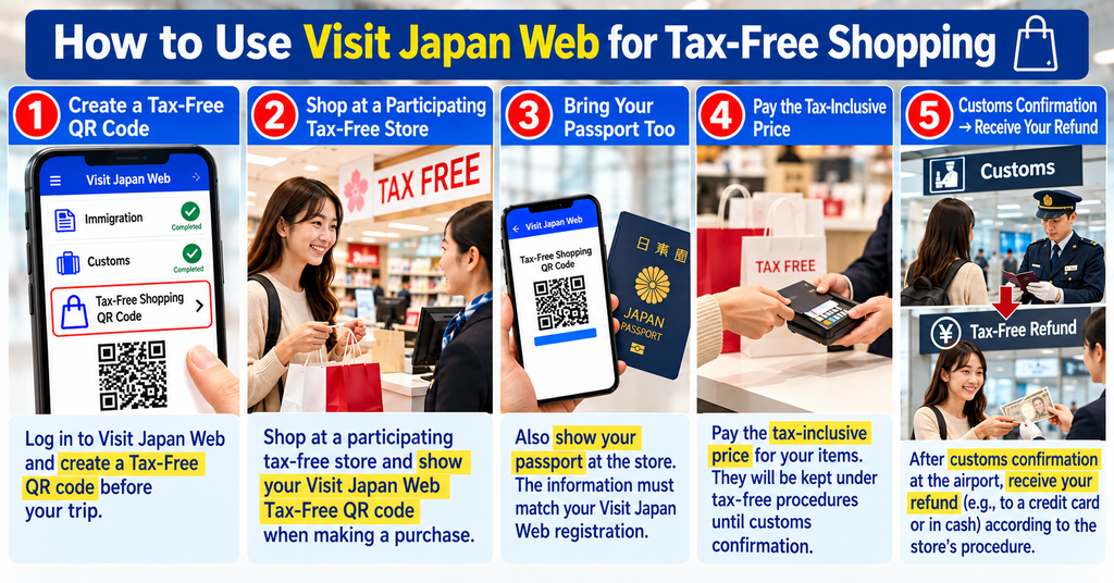 How to Use Visit Japan Web for Tax-Free Shopping