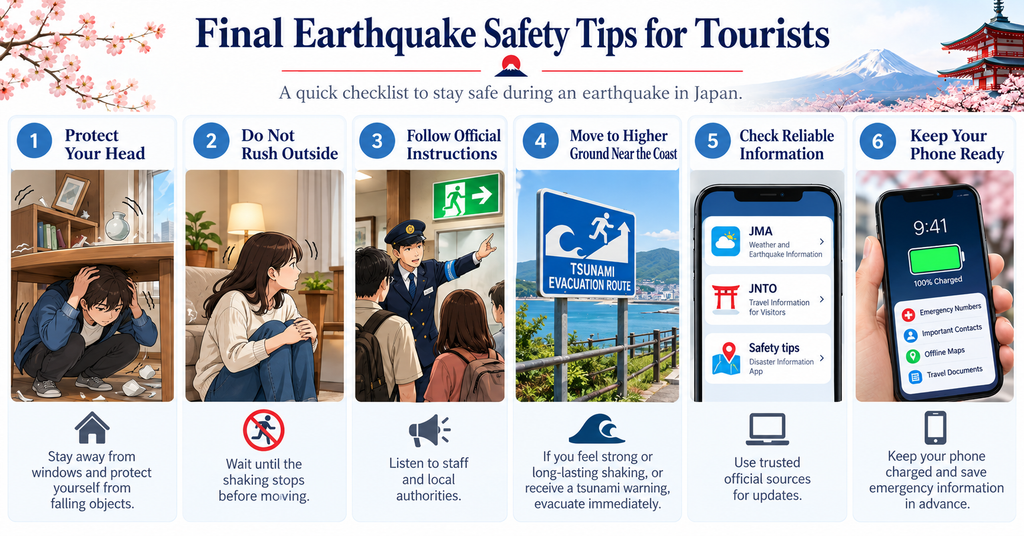 Final Earthquake Safety Tips for Tourists