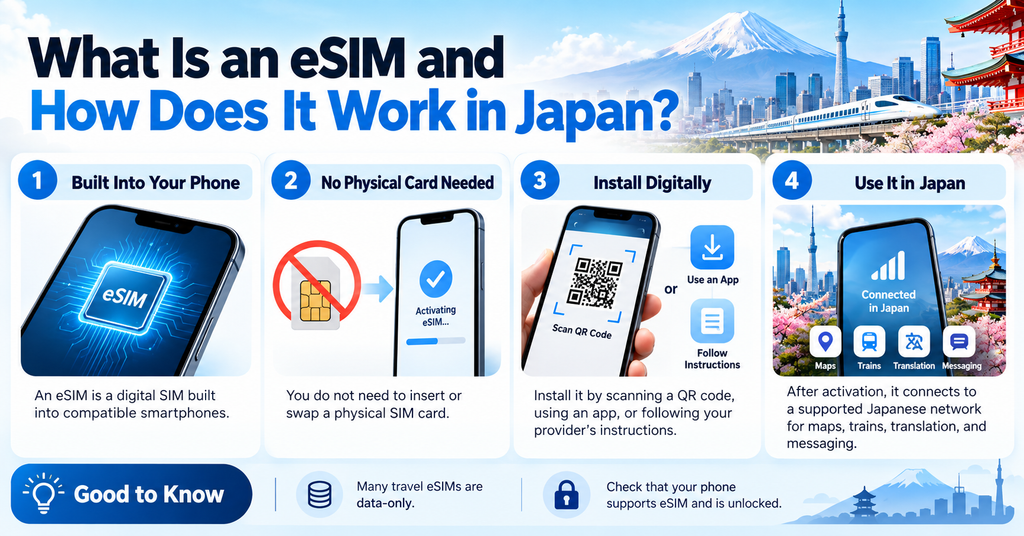 What Is an eSIM and How Does It Work in Japan?