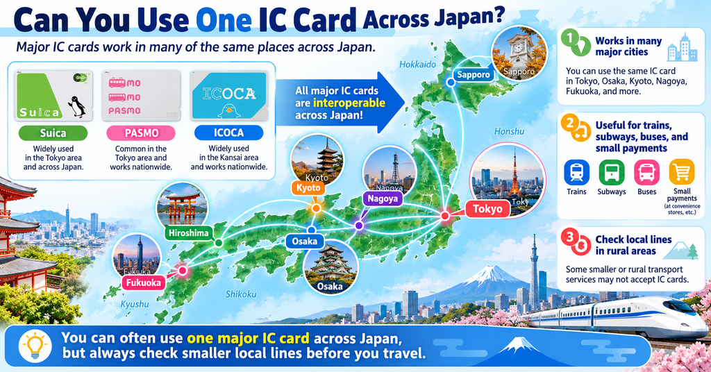 Can You Use One IC Card Across Japan?