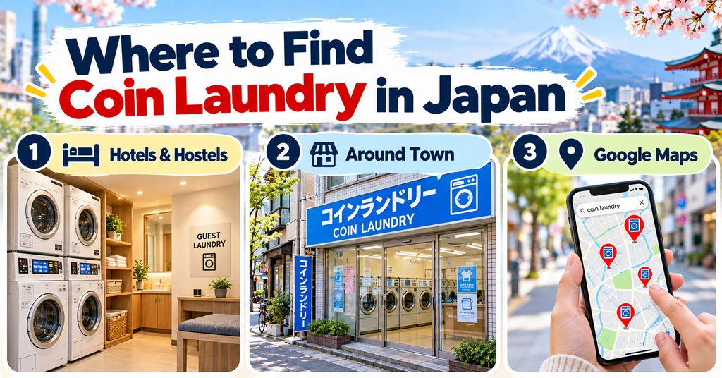 Where to Find Coin Laundry in Japan