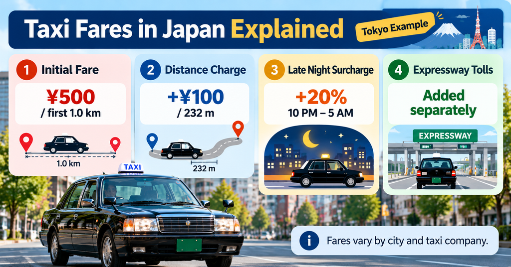 How Much Do Taxis Cost in Japan?