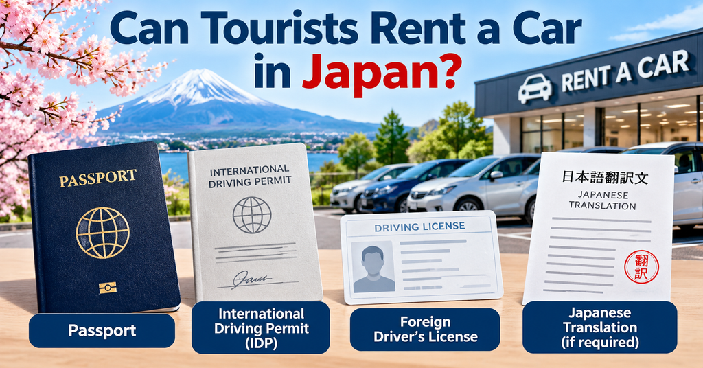 Can Tourists Rent a Car in Japan?