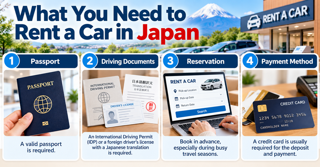 What You Need to Rent a Car in Japan