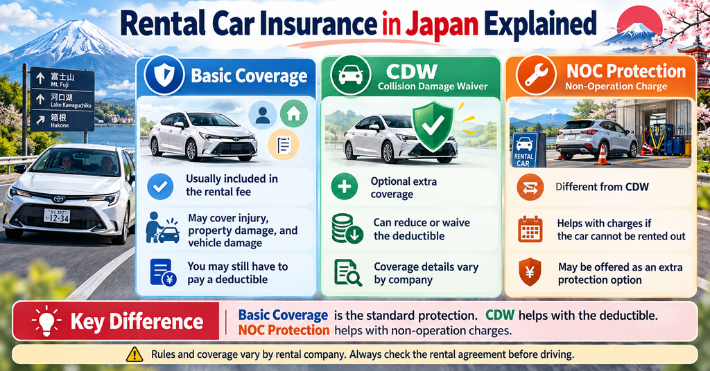 Rental Car Insurance in Japan