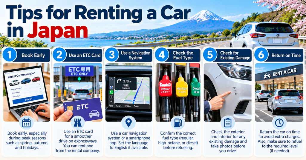 Tips for Renting a Car in Japan