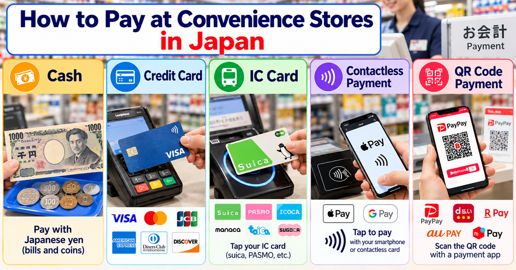 How to Pay at Convenience Stores in Japan