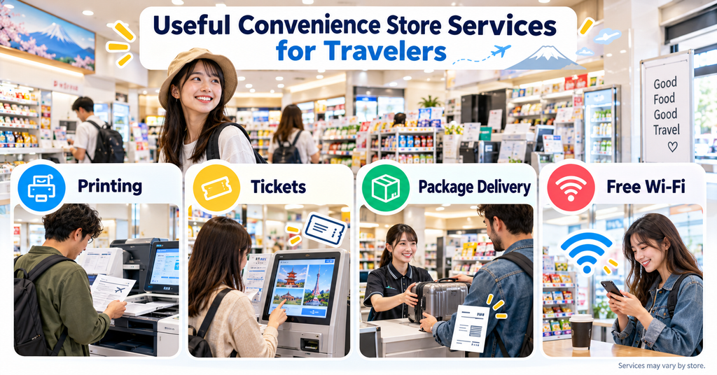 Useful Convenience Store Services for Travelers