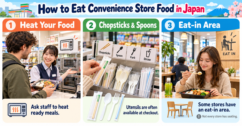 How to Eat Convenience Store Food in Japan