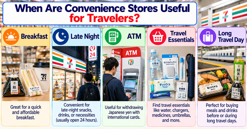 When Are Convenience Stores Useful for Travelers?