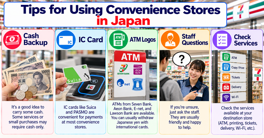 Tips for Using Convenience Stores in Japan