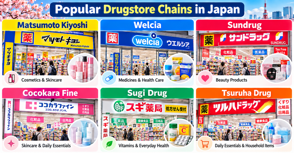 Popular Drugstore Chains in Japan