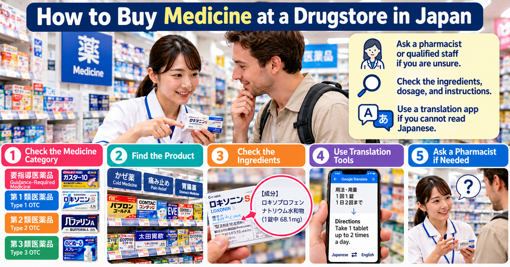 How to Buy Medicine at a Drugstore in Japan