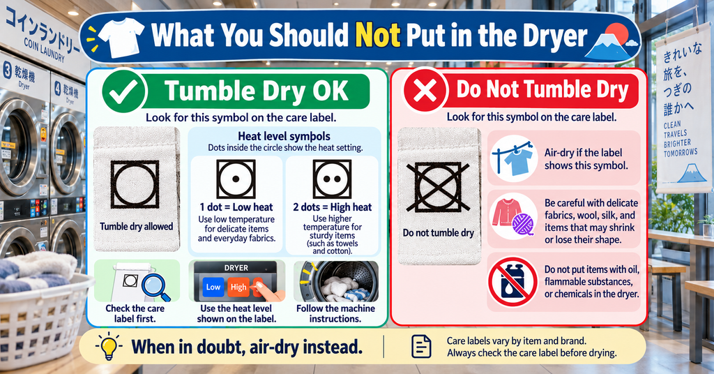 What You Should Not Put in the Dryer